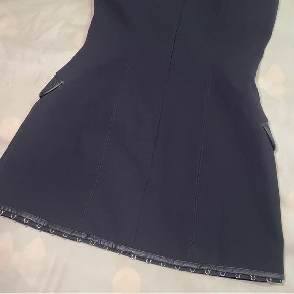 Paris Georgia- Shana Mini Dress Black Strapless Size Medium LDB Designer - Picture 9 of 9